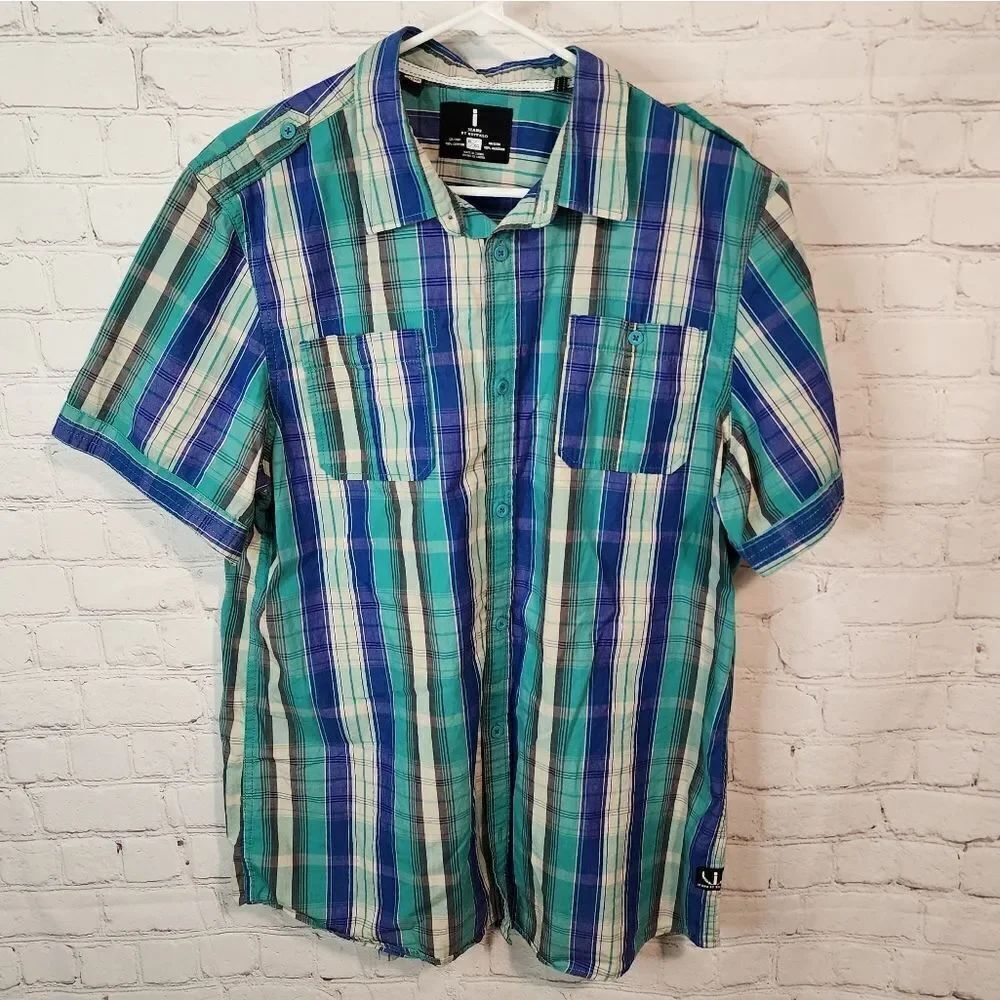 Men's I Jeans by Buffalo button-down shirt, size XL